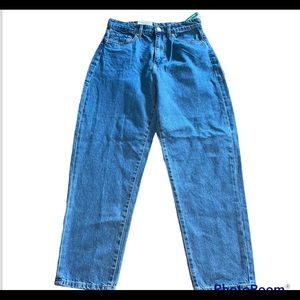 H&M mom jeans high waist loose fit size 6